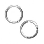 Stainless steel Jumpring 6mm Antique silver